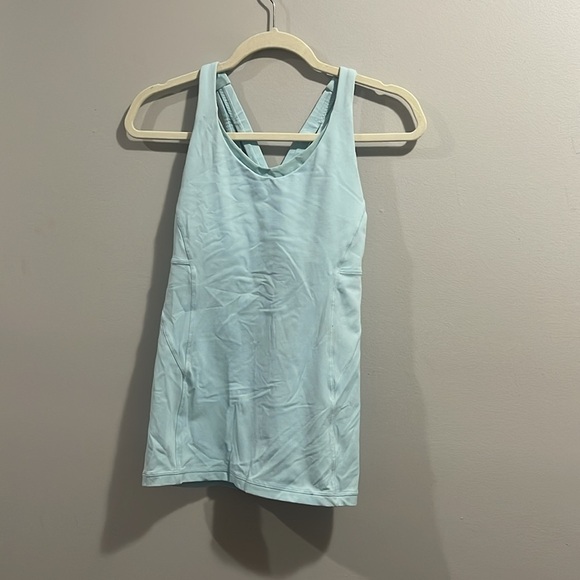 Lululemon Blue Glow Stash and Run Tank Size 6 - Picture 4 of 8